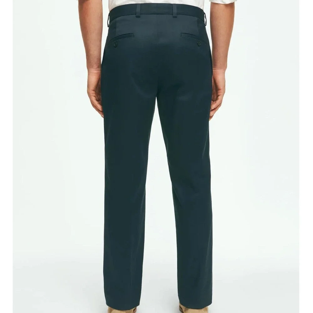Brooks Brothers‎ Lightweight Advantage Chino Dark Green 52x32 New With Tags